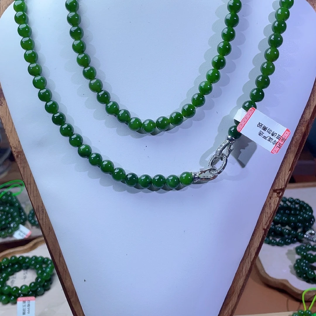 和田玉（碧玉）未镶嵌颈饰8