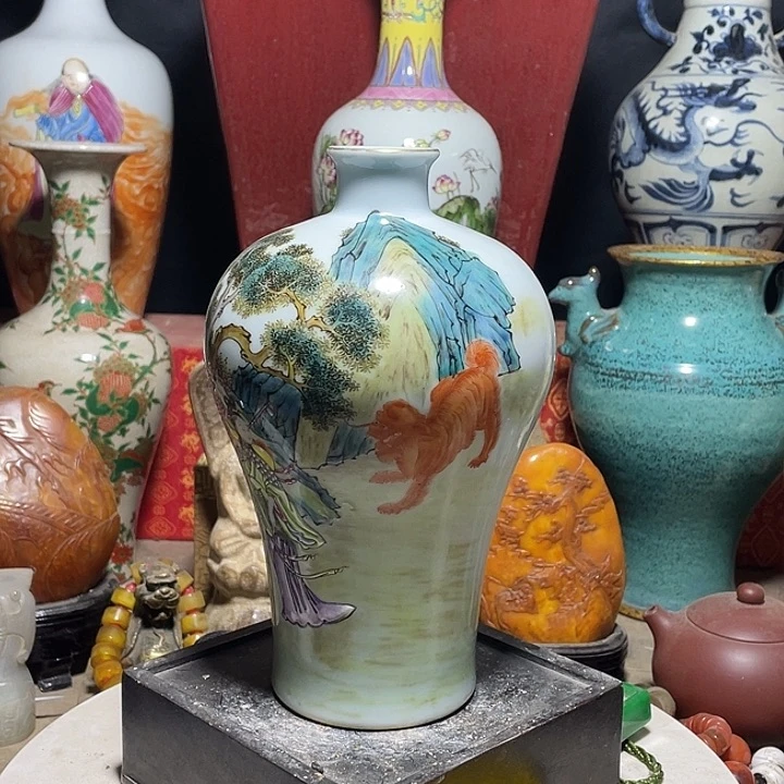 瓷片青花瓷器手工制作