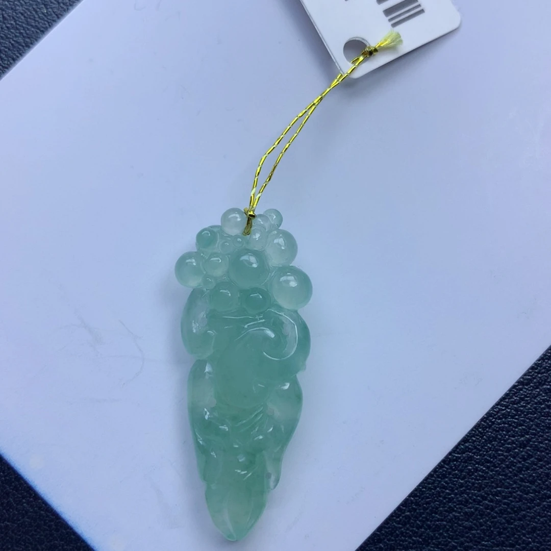 翡翠颈饰未镶嵌人生如意