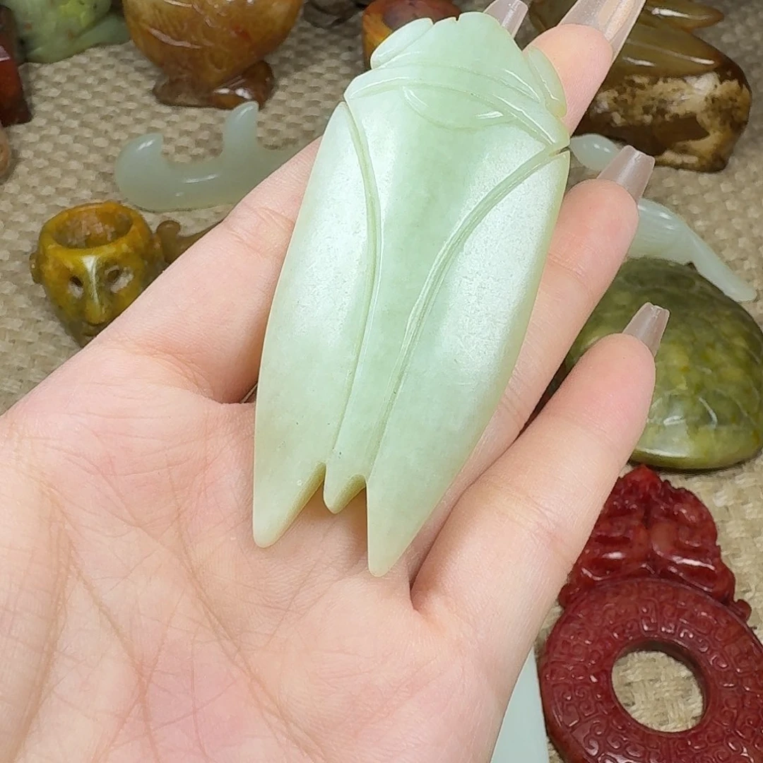 白玉菩提吊坠挂件