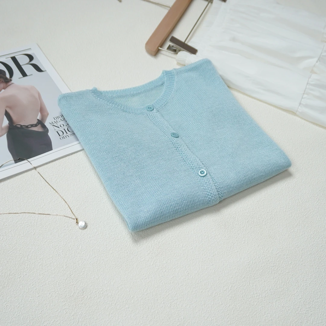 薄款防晒衫空调衫百搭时尚气质休闲宽松显瘦针织开衫