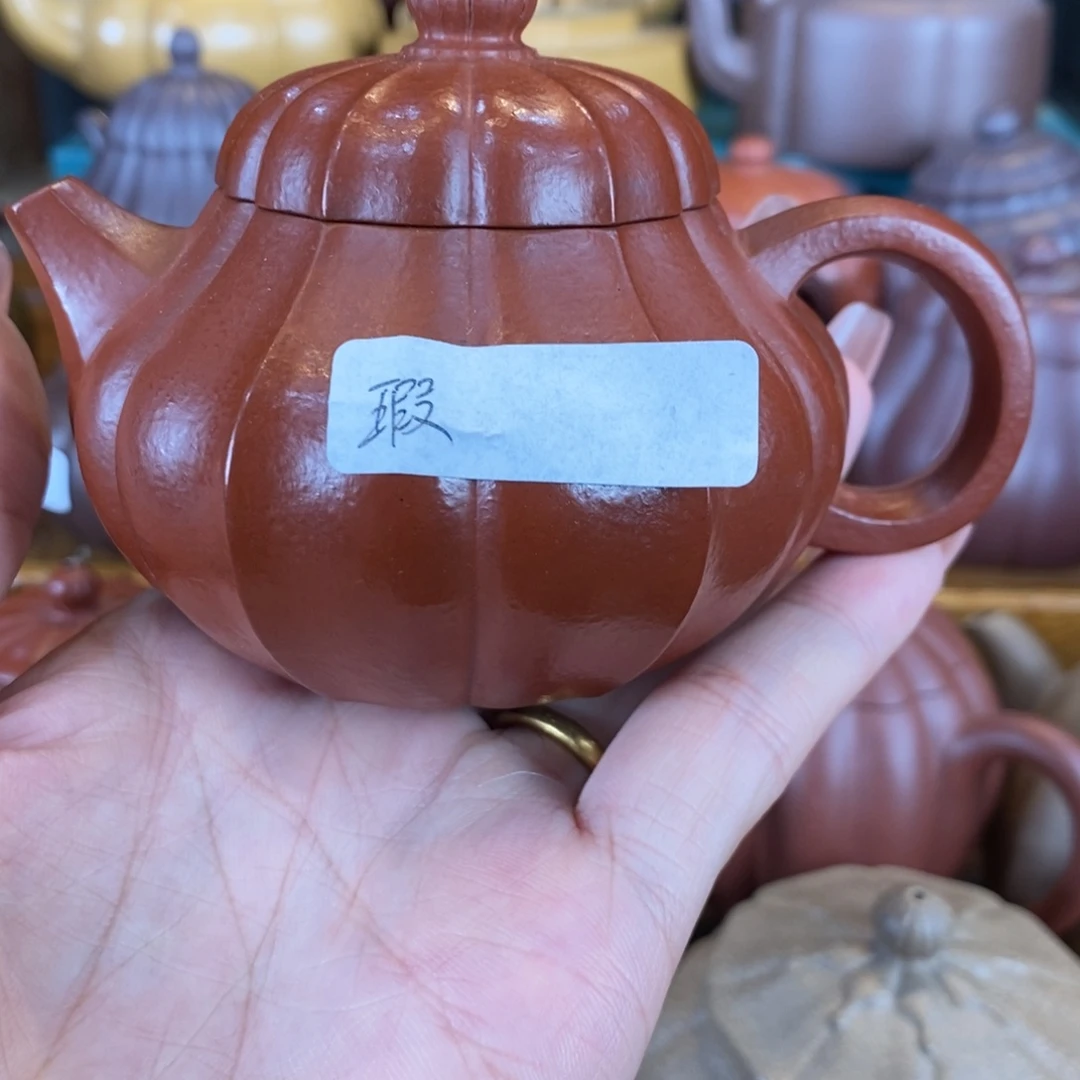 创***八茶壶紫砂原矿泥料手工壶直播间