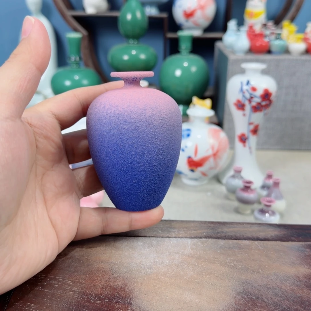 陶瓷手工小花器摆件