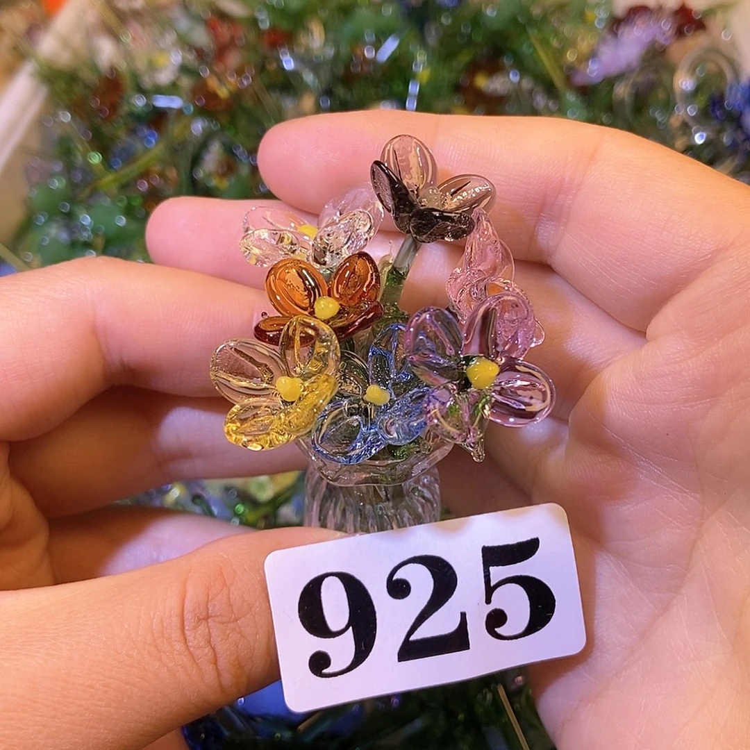 琉璃手工艺品925花瓶