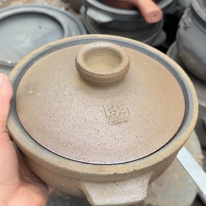 2升矮锅平耳麻黄荥经黑沙砂锅
