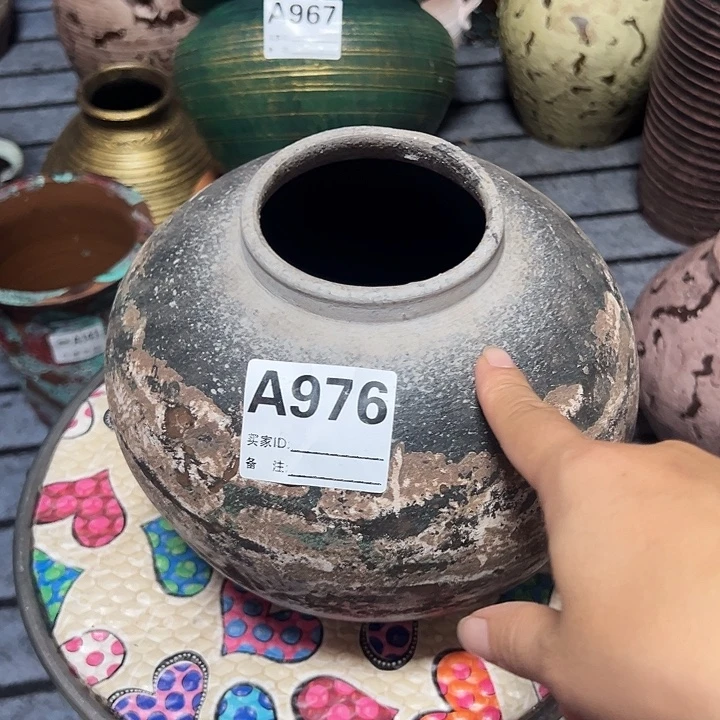 粗陶盆默认打孔高20口9