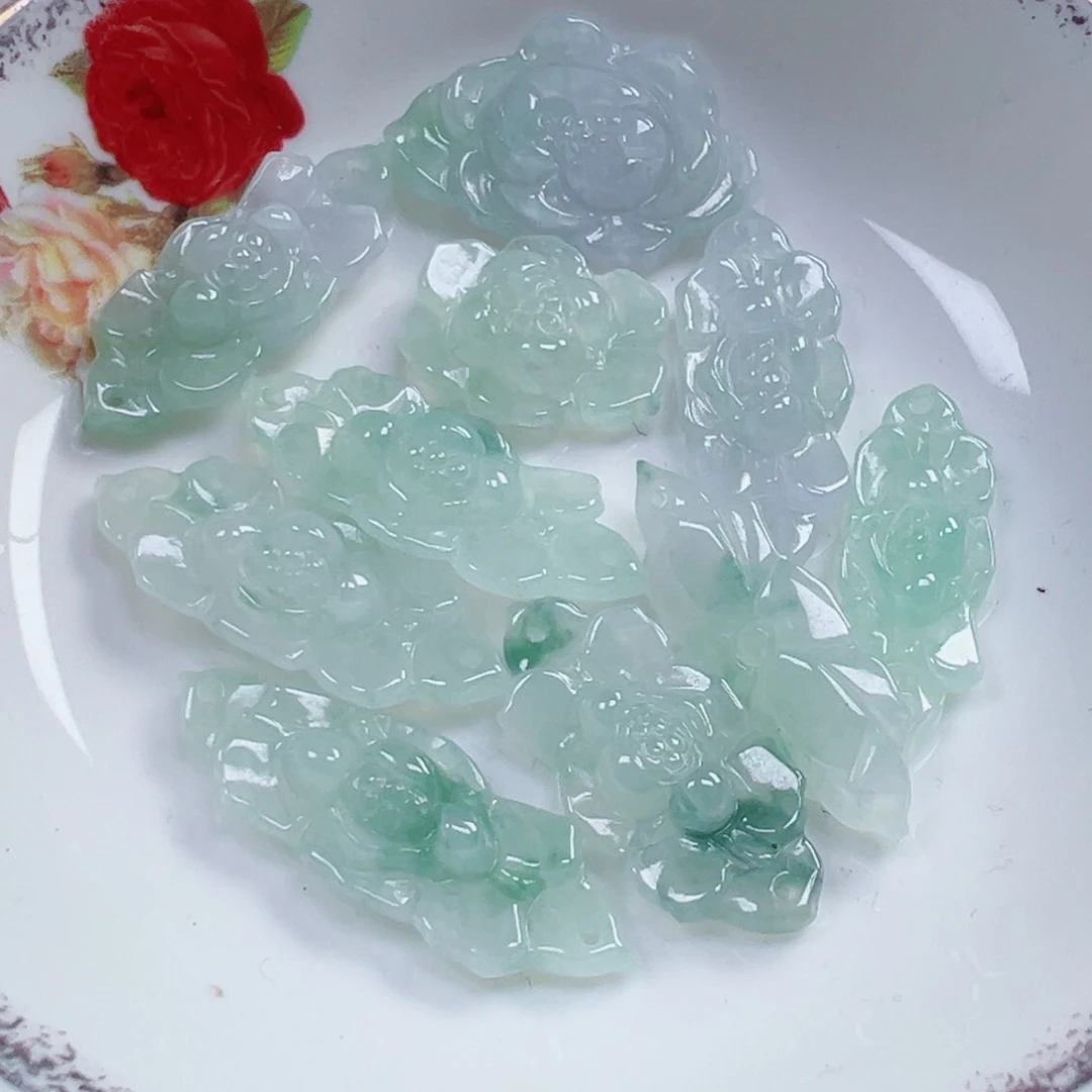 散珠翡翠花花手牌一个