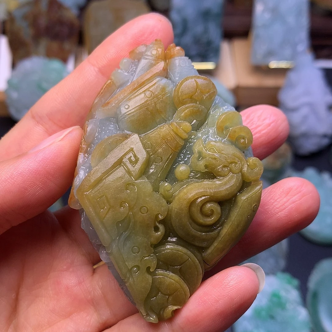 定制翡翠未镶嵌博*翡翠