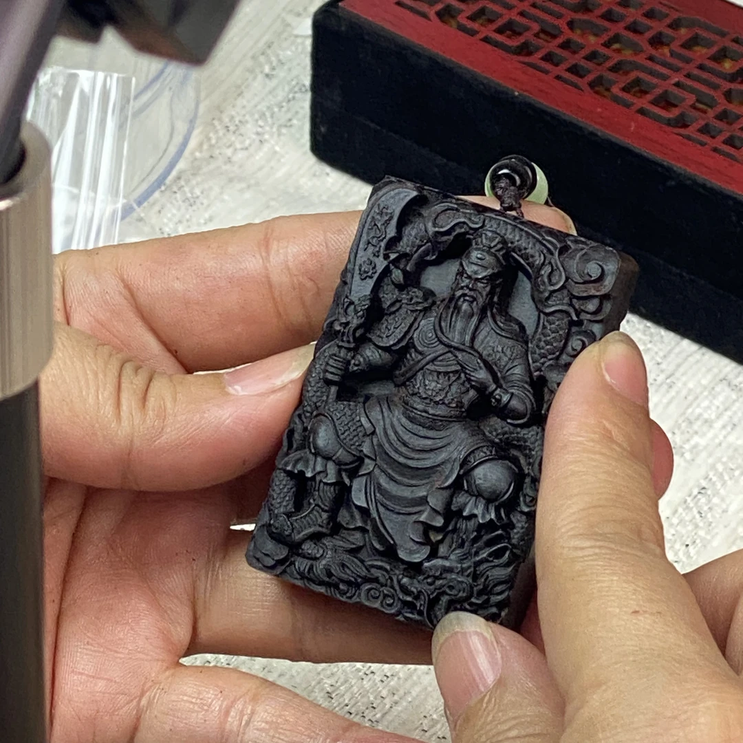 非金属木质项链 项链男饰手工雕刻