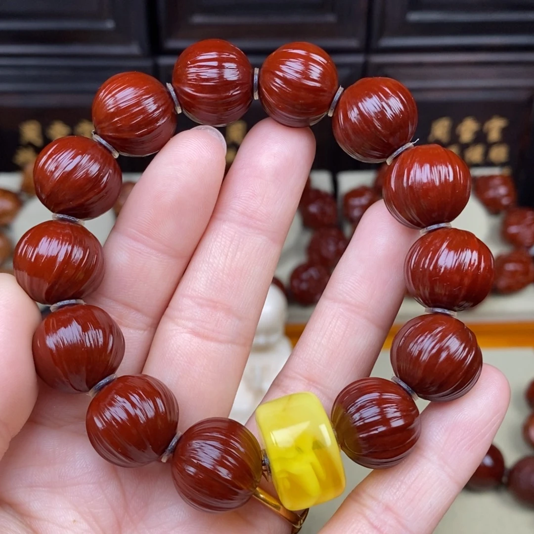 吊坠橄榄核定风珠