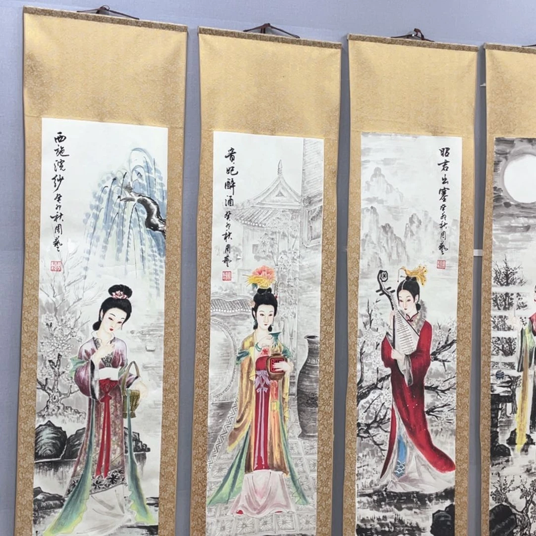 国画老师，手笔手绘作品y