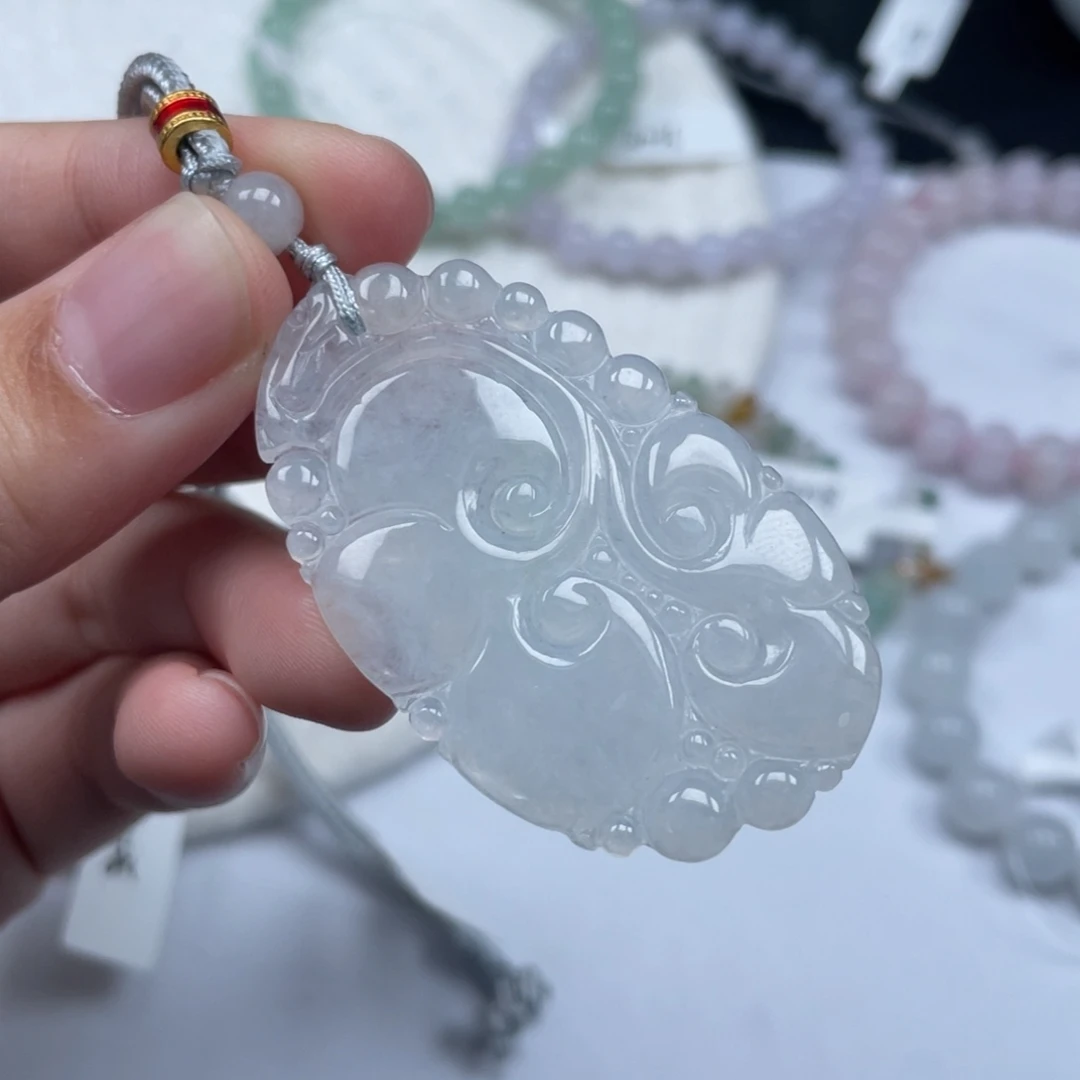 翡翠未镶嵌颈饰天然A货缅甸翡翠