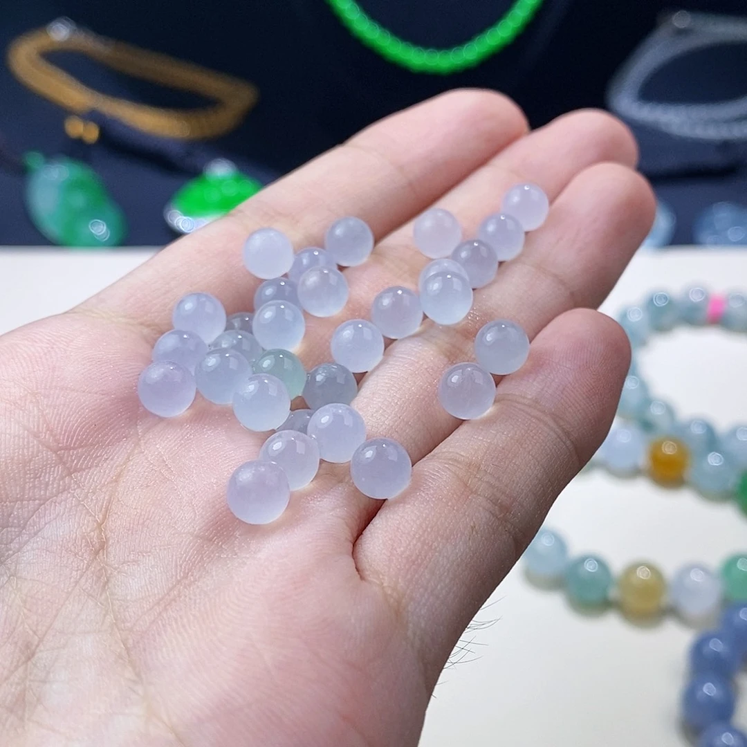 未镶嵌定制翡翠M****生毛货不退换30颗