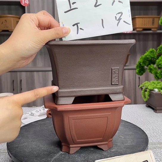 紫砂花盆帅*孩紫砂第一