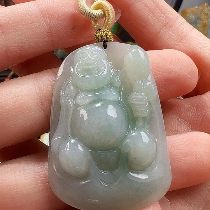 翡翠未镶嵌颈饰天然A货翡翠