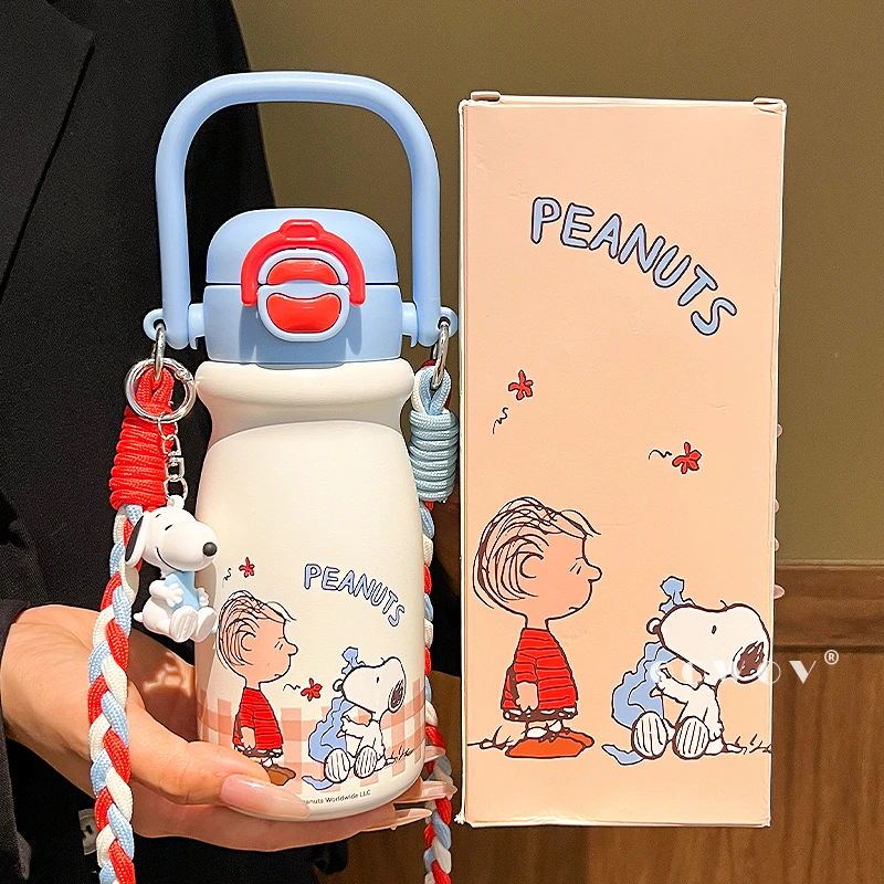 2025新款水杯女高颜值保温杯儿童学生上学杯子便携吸管杯生日礼物