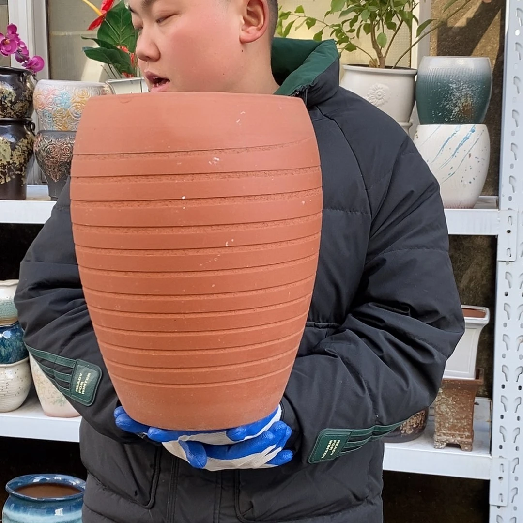 紫砂花盆口22高33福利