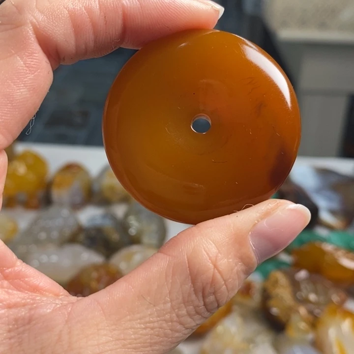 玛瑙/玉髓吊坠(不含链)未镶嵌