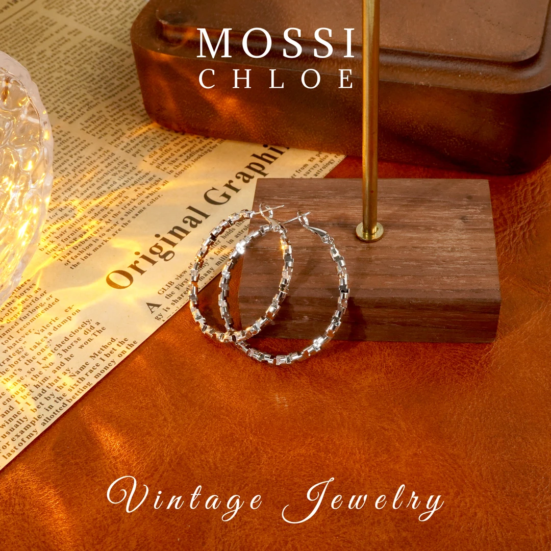 C1268【白金秀场】CHLOE MOSSI 限定 耳环