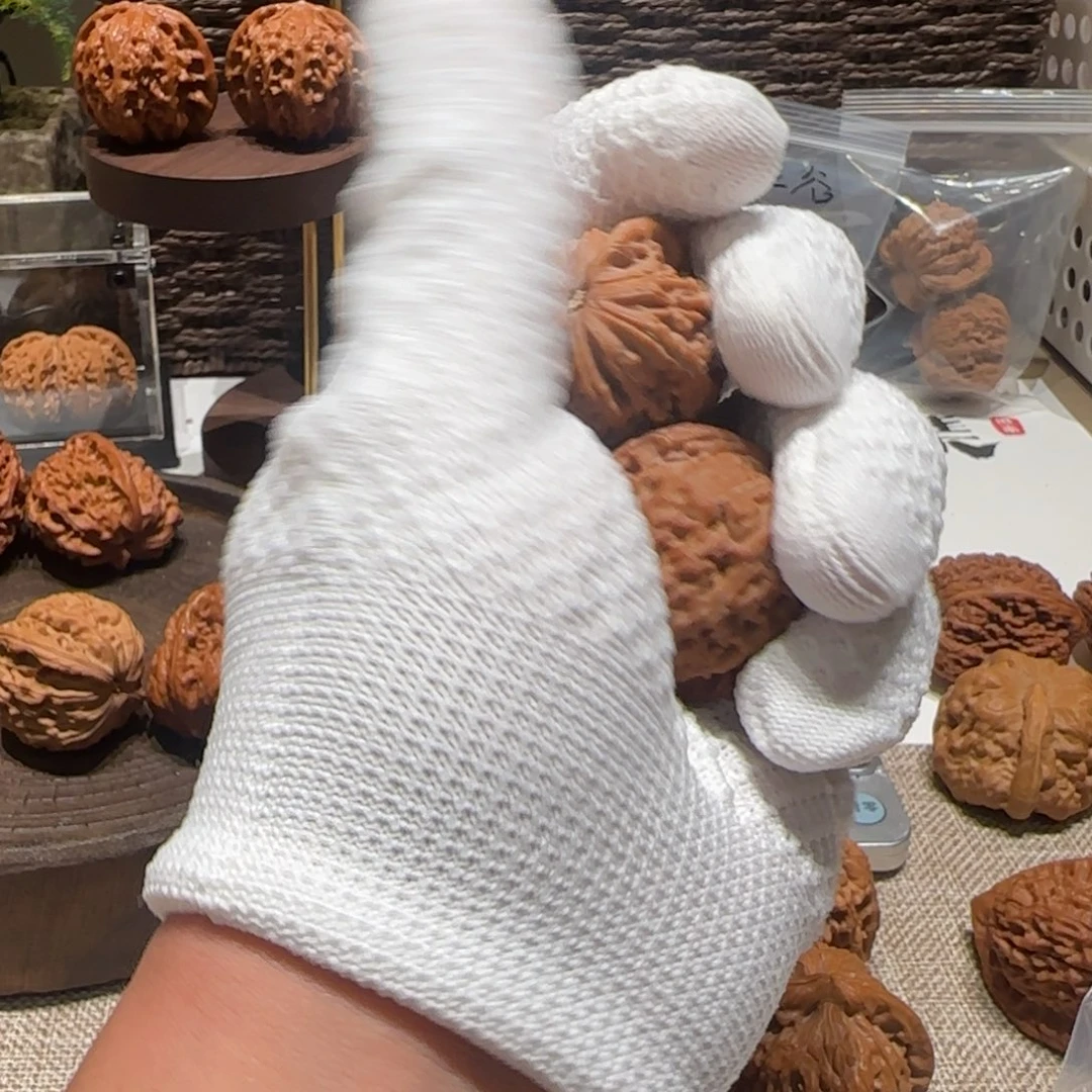 礼***物文玩核桃把件磨盘