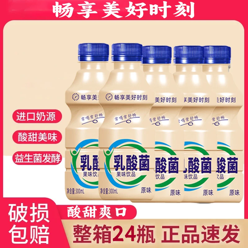 乳酸菌饮品300ml*24瓶整箱特惠含乳饮料无菌灌装儿童早餐早餐奶