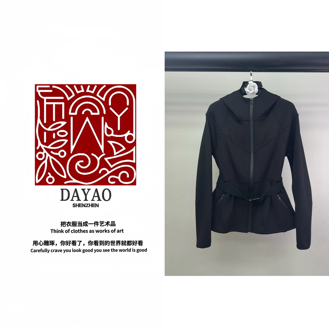 「DAYAO」新时尚休闲气质百搭高级收腰外套轻奢高端女装WYA24844