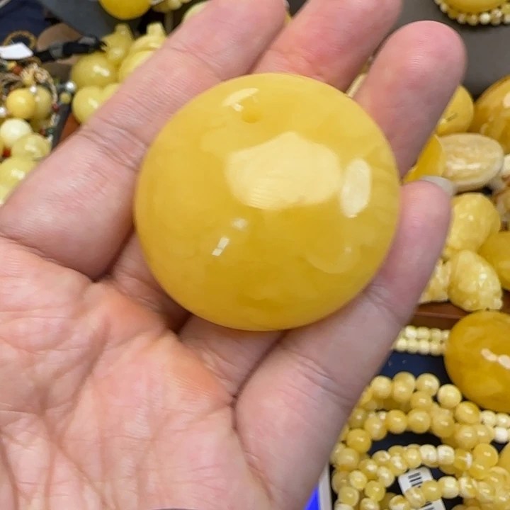 蜜蜡颈饰未镶嵌天然蜜蜡