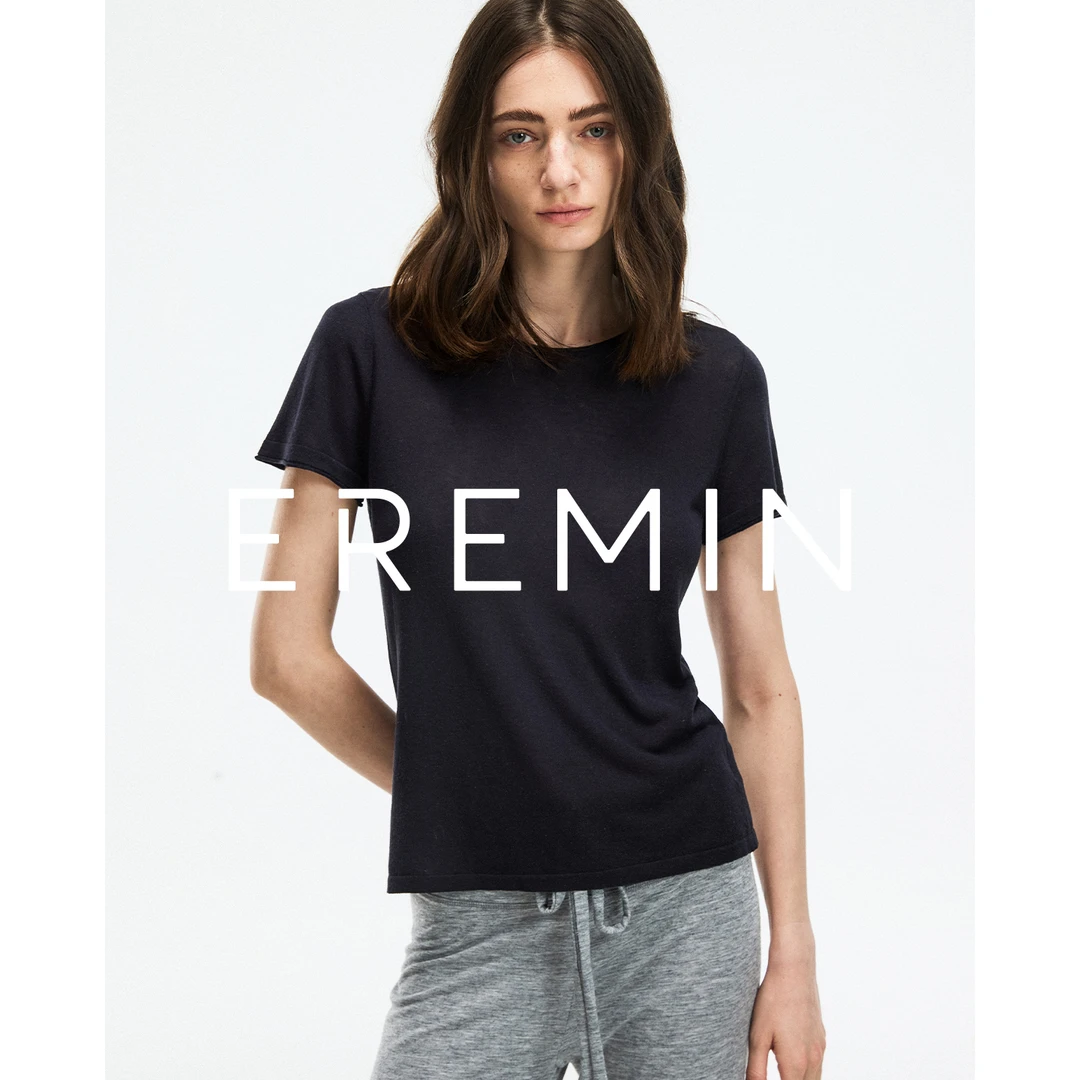 透透T/天丝亚麻轻柔正肩显瘦薄款短袖T恤55659