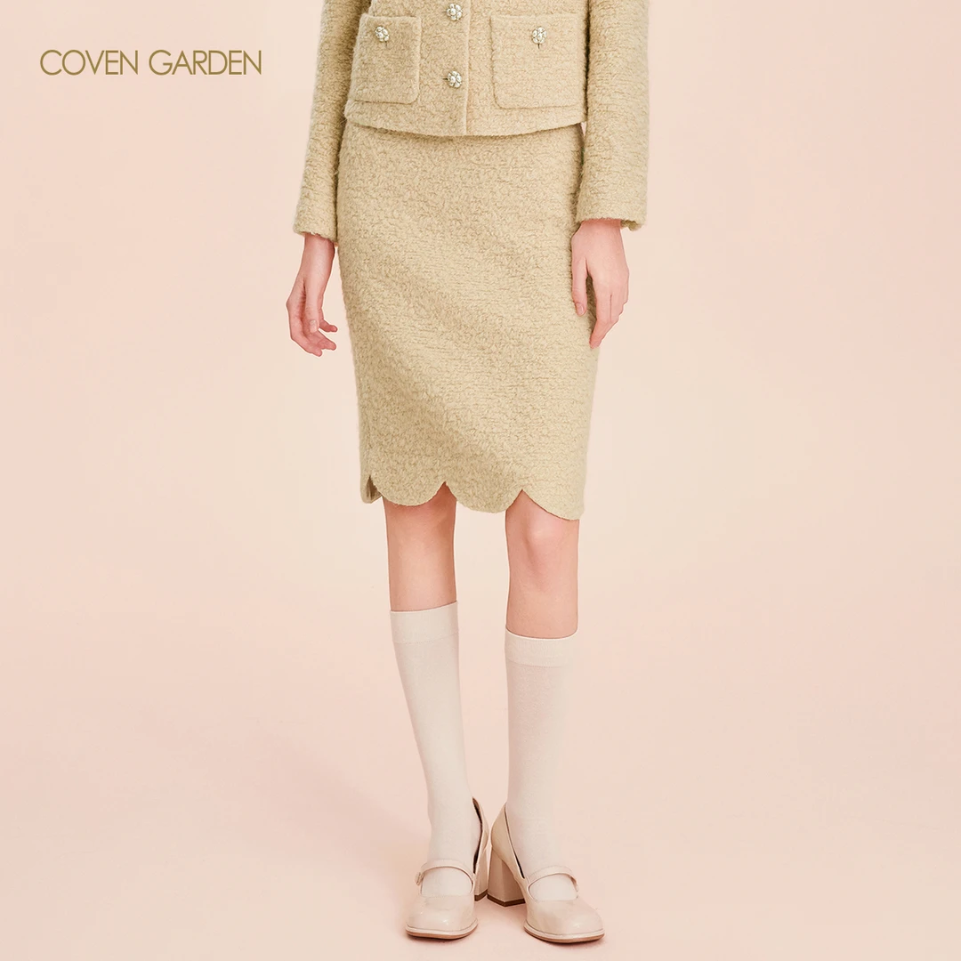 【贤哥专属】哥文花园金色腰带点缀精致优雅显瘦长裙CLA4072360