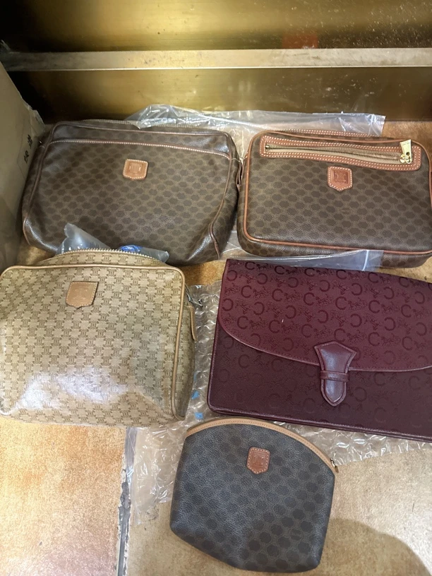 90新 Celine/思琳 原始Celine手拿包,斜挎单肩手拿