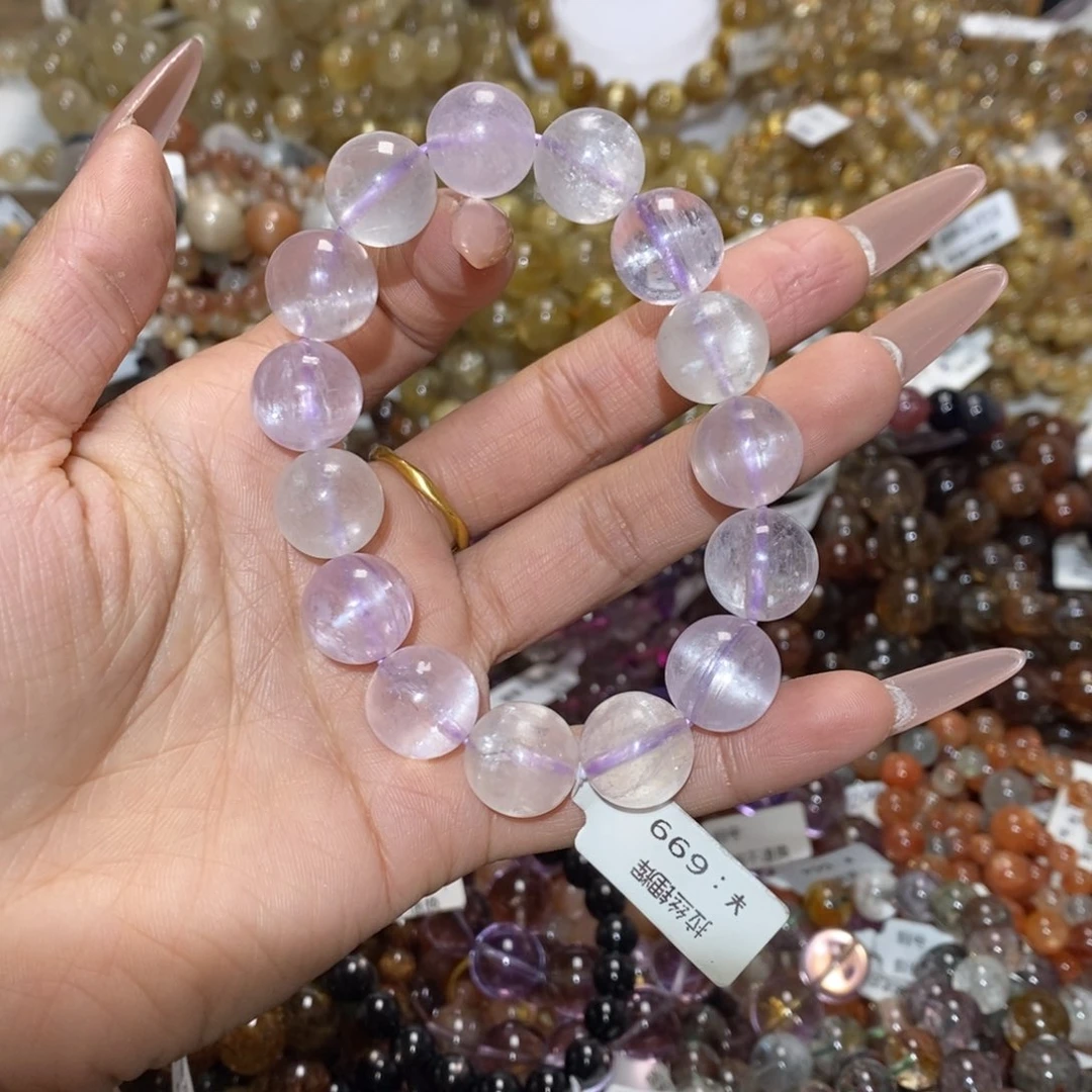 锂辉石手链未镶嵌你****啊手链