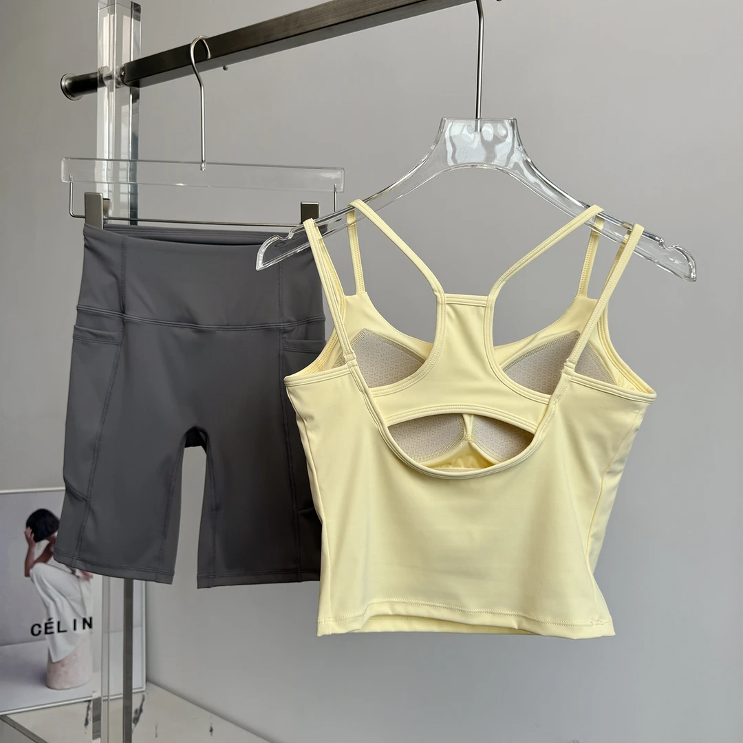 瑜伽服套装女2025新款夏季普拉提训练服速干透气晨跑步运动健身衣