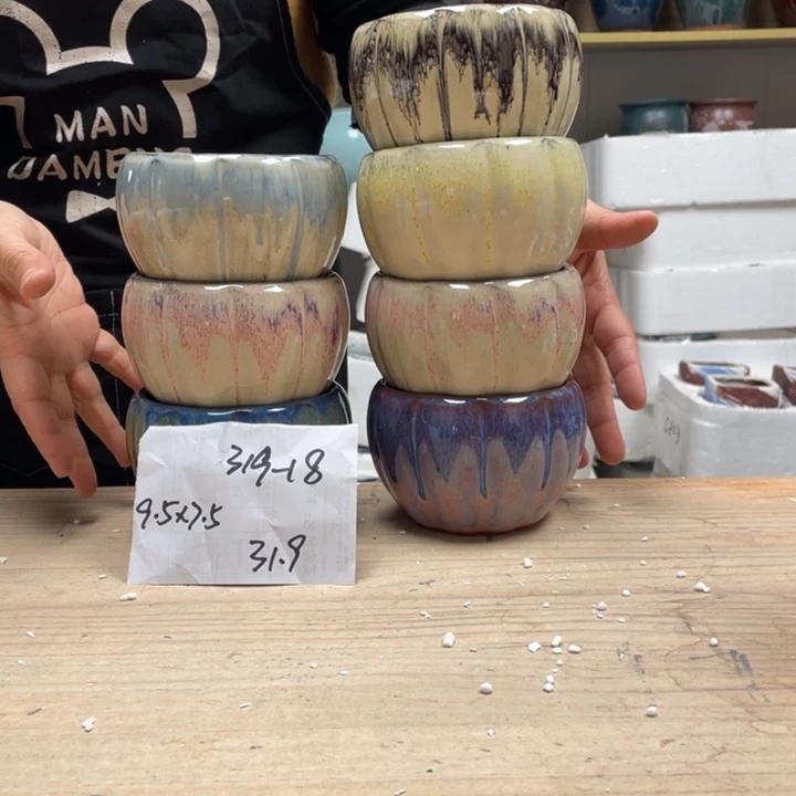 紫砂花盆多肉花盆微瑕18