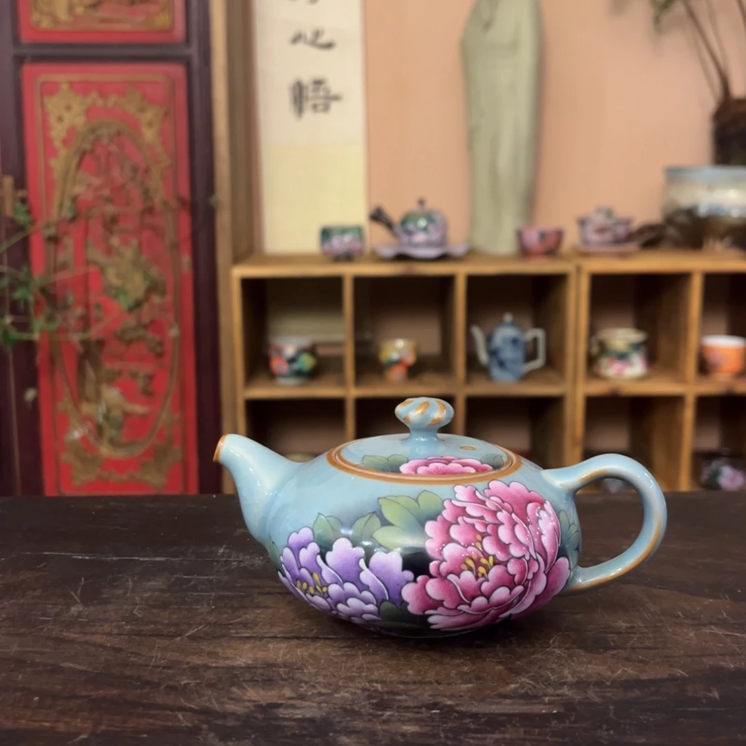 柴烧手工手绘陶瓷