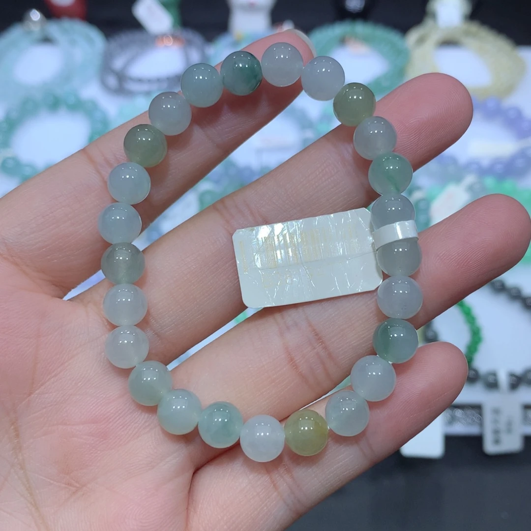翡翠未镶嵌手串天然