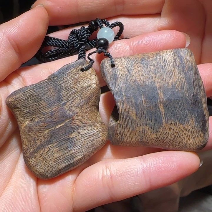 沉香吊坠海南老白棋吊坠17.2克