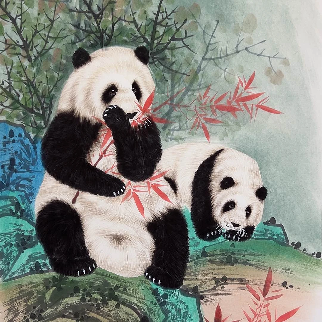 书法左老师工笔作品