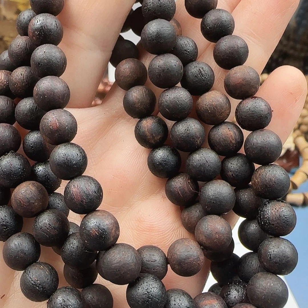 降真香手串/手链0.8#108棋楠霜晶老料多圈