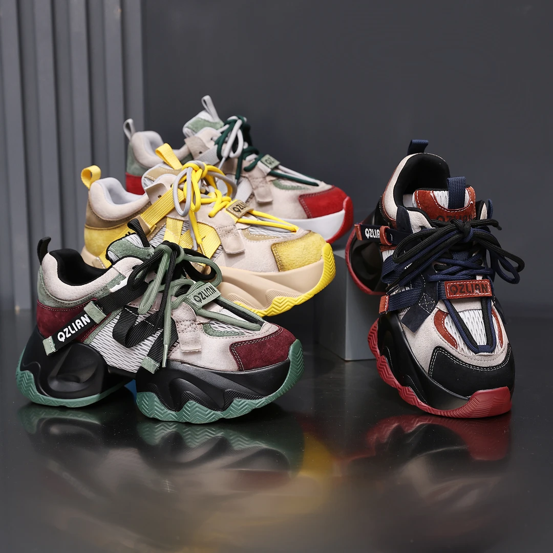 千之恋现货增高6CM2025秋季新款潮流高能感休闲百搭气质女鞋3779