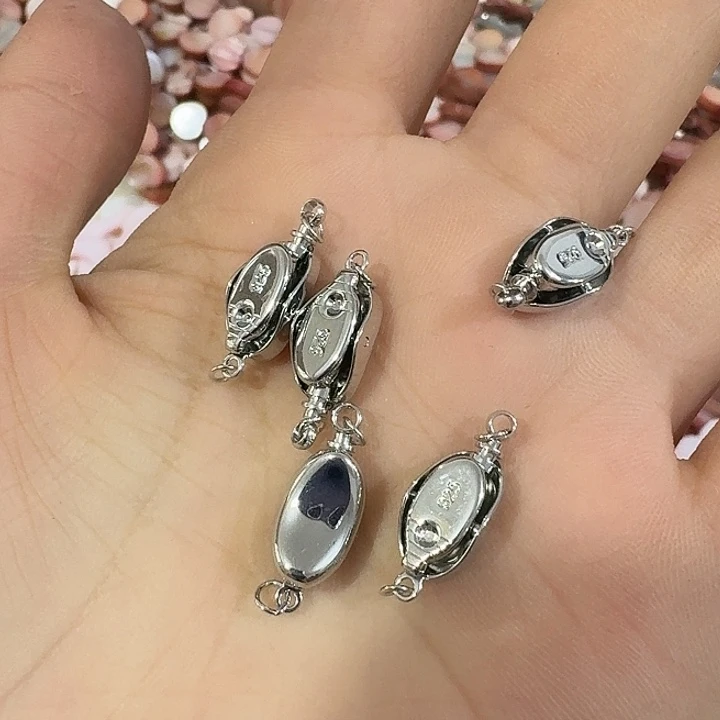 玛瑙/玉髓合金珠宝半成品5个元宝扣