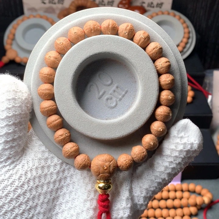 凤眼菩提手串25年尼泊尔10.5实芯手串