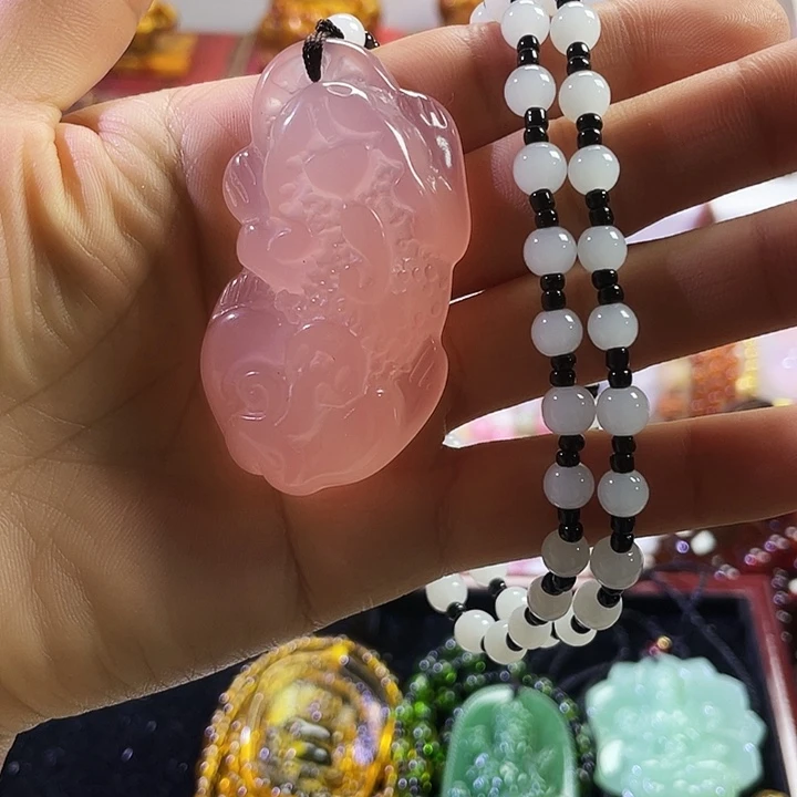 光变貔貅吊坠➕珠子链条