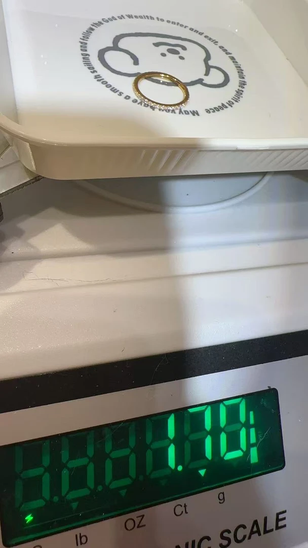 足金精品工艺戒指