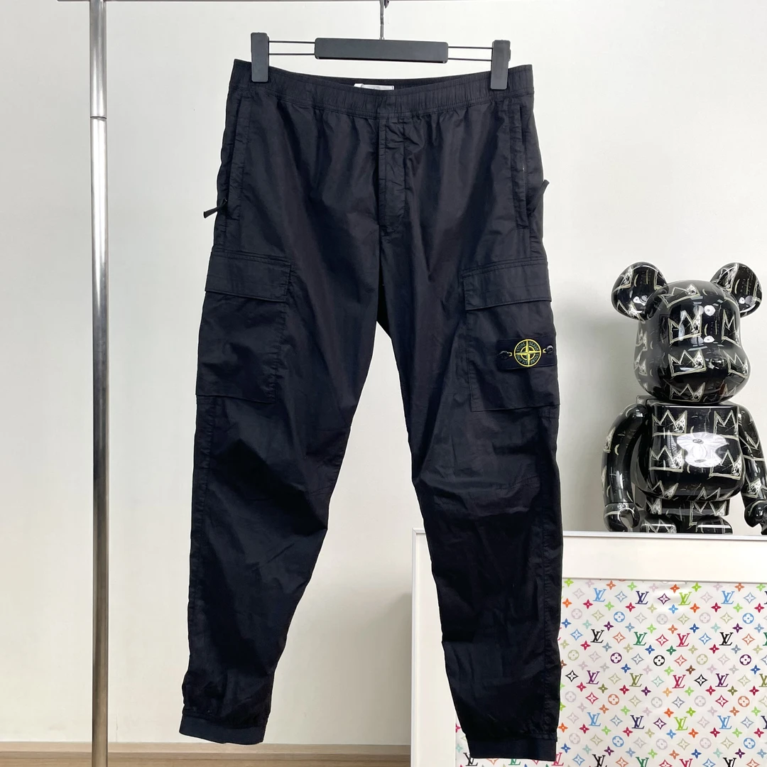99新 STONE ISLAND 2519/Logo徽标松紧休闲裤/W36码