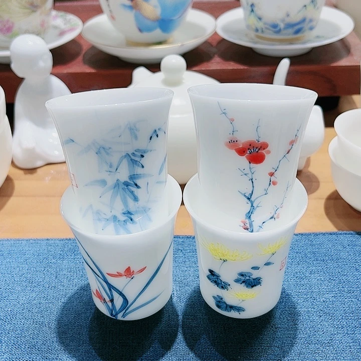 杯高冰4个手绘70ccc111111