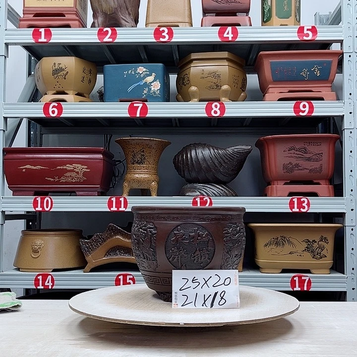 紫砂花盆紫砂花盆