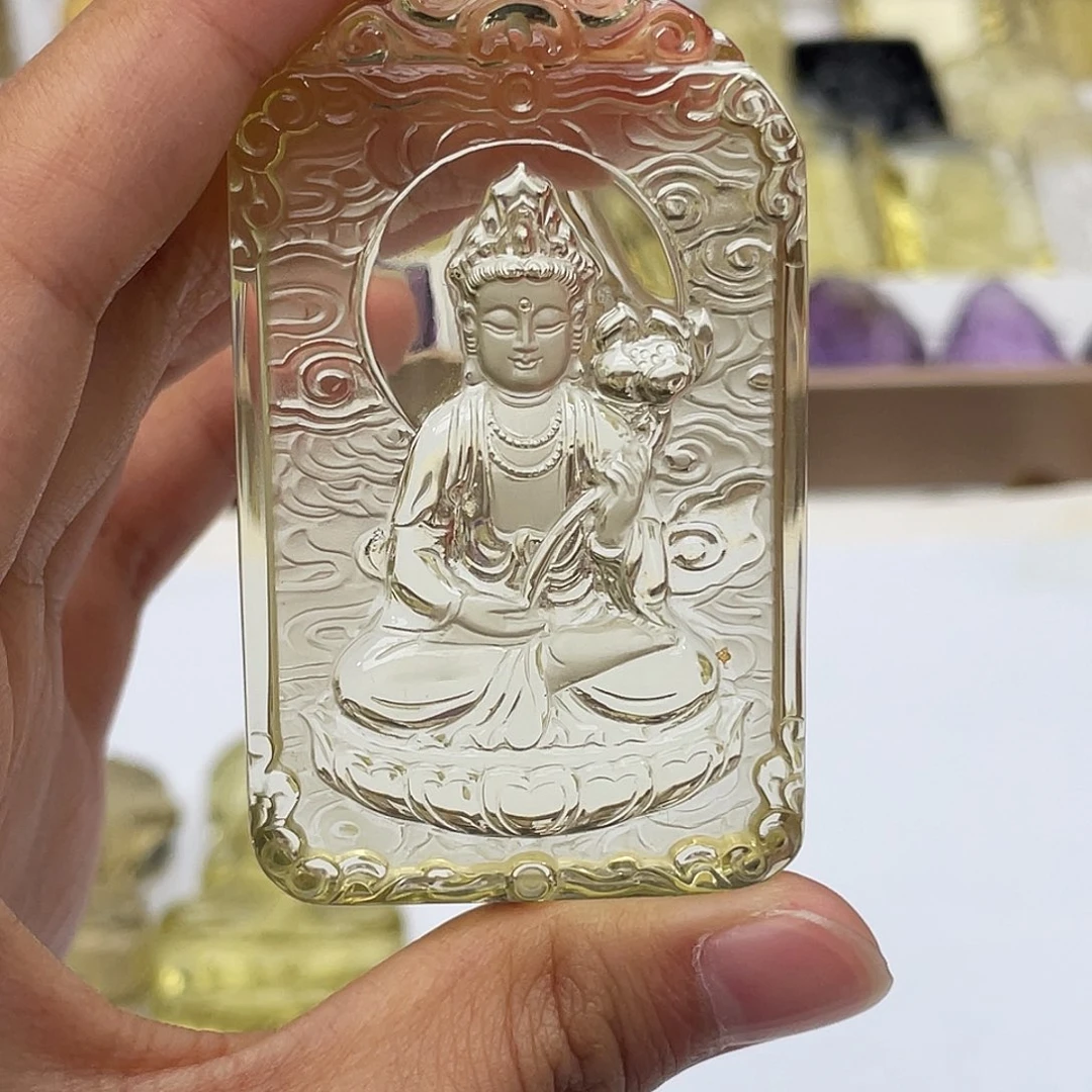 越***好水晶颈饰未镶嵌定制吊坠