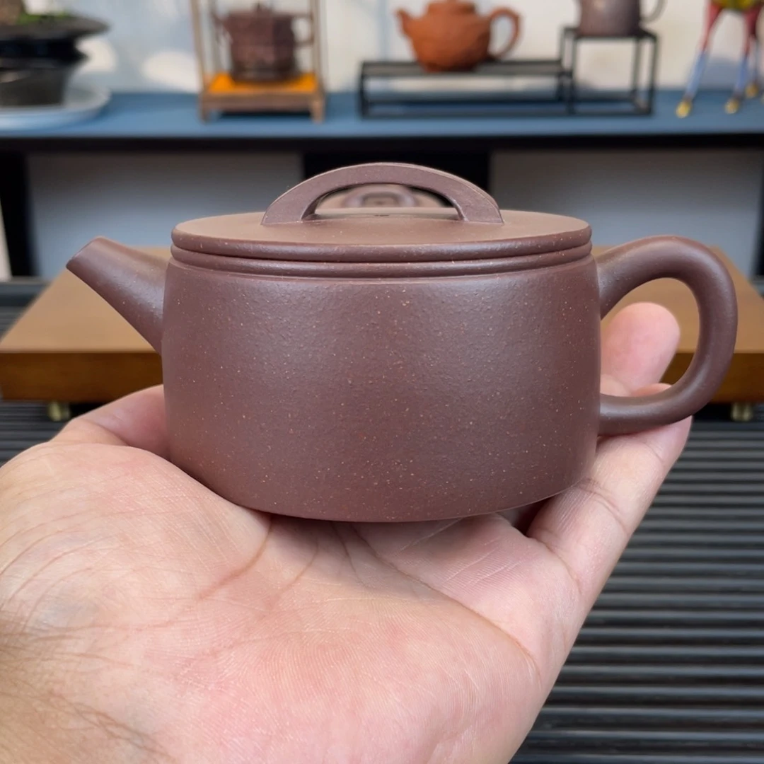 茶壶紫砂底槽青汉瓦210cc