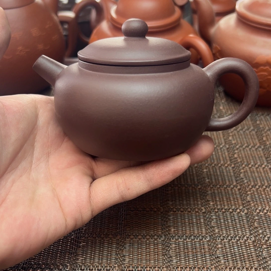 紫砂茶壶宜兴原矿紫砂壶240毫升容量