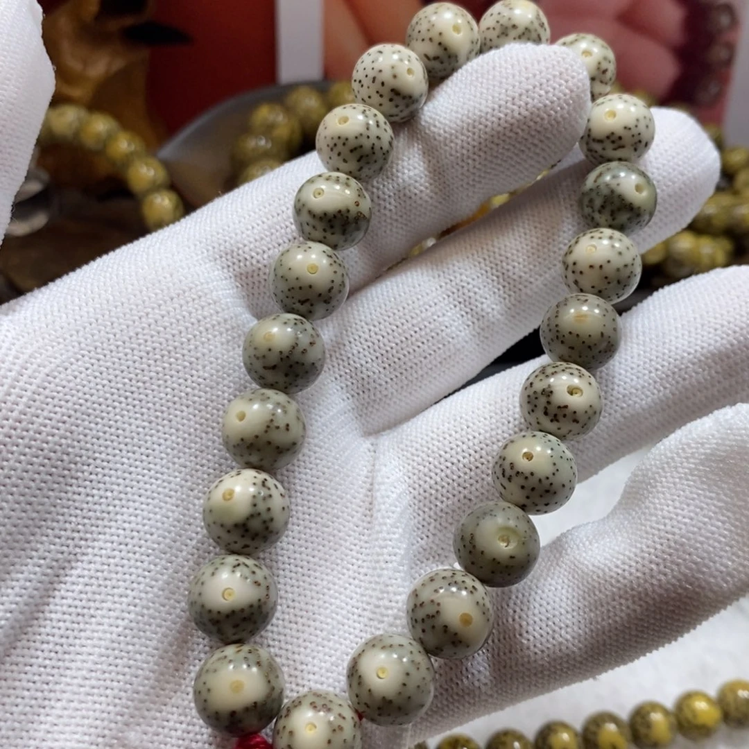 手串星月菩提石玉11圆手持
